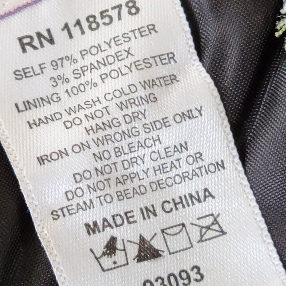 HAUTE NITE STRAPLESS CORSET- TIE BACK FLORAL MINI DRESS- BLACK /RED -SIZE 9-NWT - Picture 6 of 7